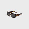 Triomphe 04 sunglasses in Acetate - DARK HAVANA -  - 3 | CELINE