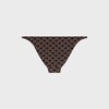 SWIMSUIT BOTTOM IN MONOGRAM JERSEY - TOFFEE / BROWN -  - 2 | CELINE