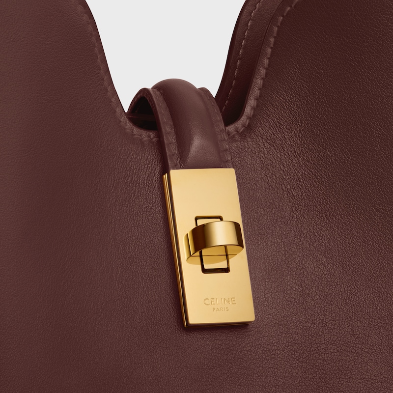 SMALL CAMILLE 16 SOFT BAG IN SMOOTH CALFSKIN - CHESTNUT - MORE LINES - 1 | CELINE
