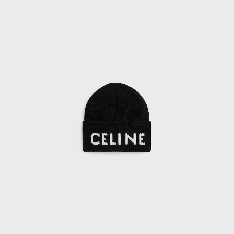 CELINE针织帽 - 黑色/白色 -  - 1 | CELINE