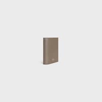 Compact Wallet IN GRAINED CALFSKIN - SOURIS - WALLETS - 2 | CELINE