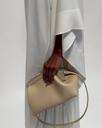 SMALL DOCTOR POUCH IN SUPPLE NATURAL CALFSKIN - DEEP IVORY - EVENING - 2 | CELINE