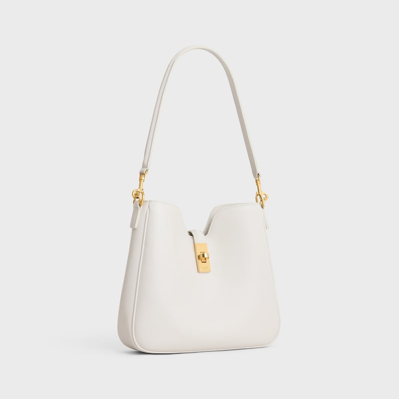 SMALL CAMILLE 16 SOFT BAG IN SMOOTH CALFSKIN - RICE - MORE LINES - 1 | CELINE