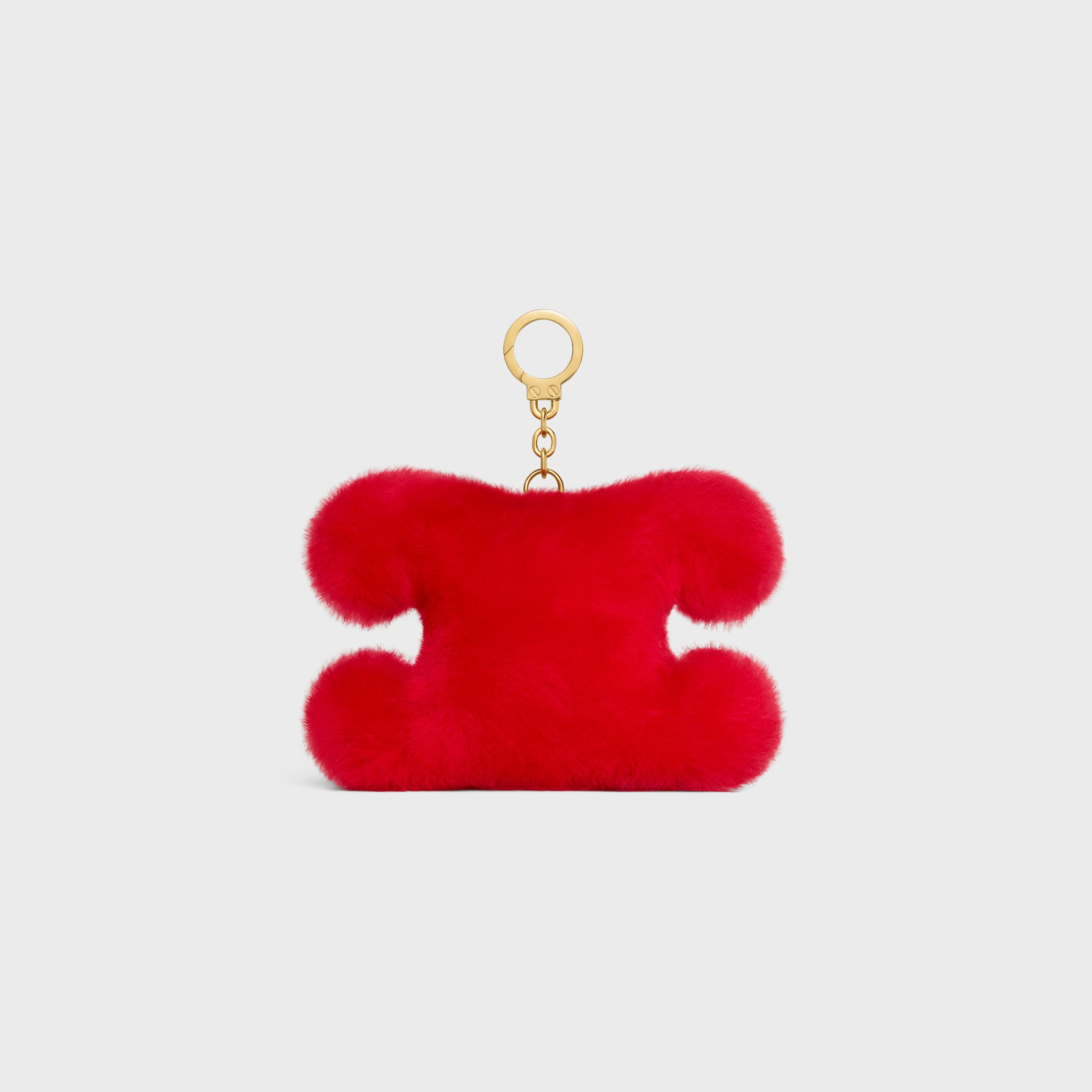 トリオンフ 梅モチーフ付き ポンポンチャーム / シアリング＆カーフ