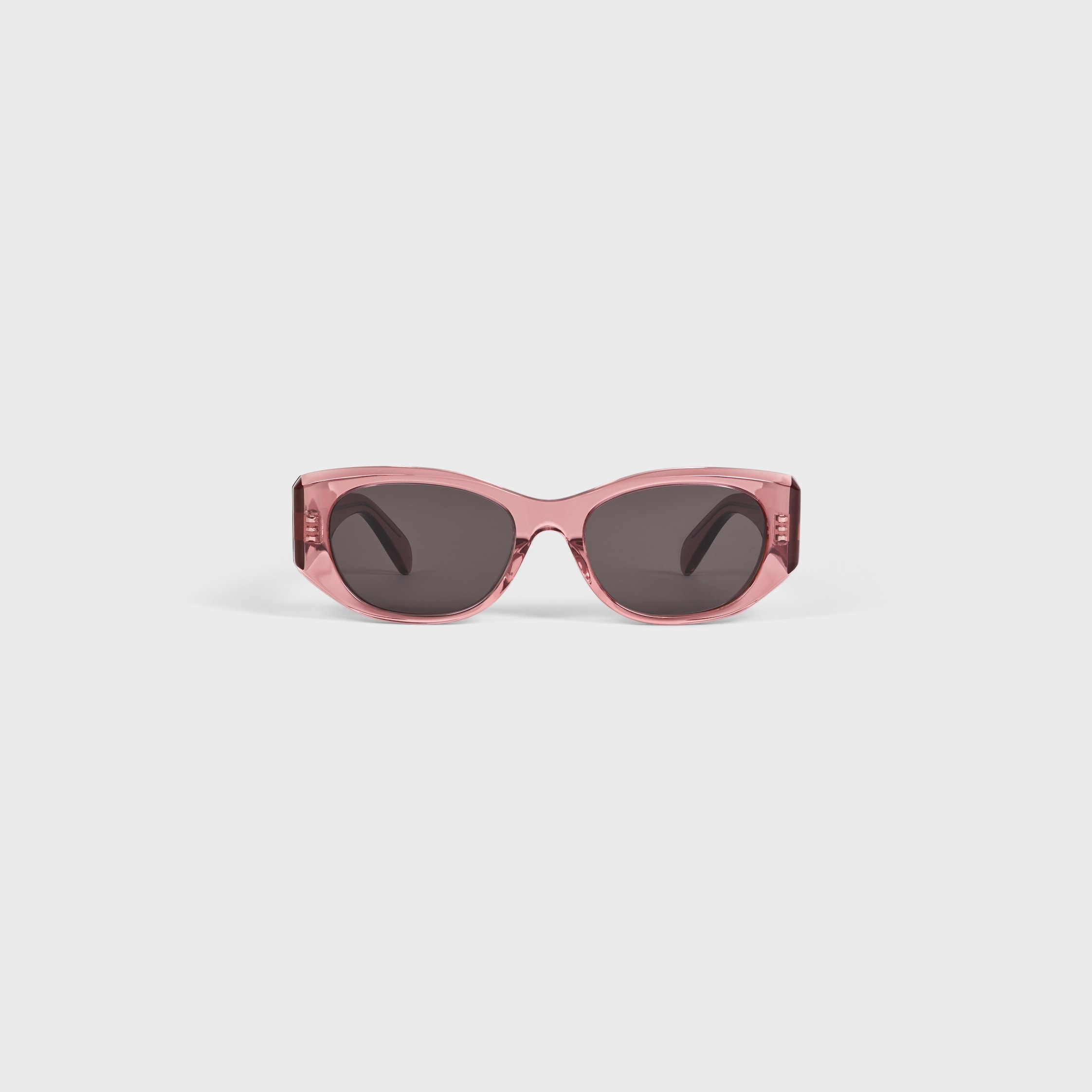 Rectangular S329 sunglasses in Acetate - Transparent Antique
