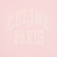 宽松T恤 - 玫瑰粉/米白色 -  - 1 | CELINE