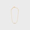 Celine Line Bracelet in Yellow Gold and Diamonds - Yellow Gold & White -  - 1 | CELINE