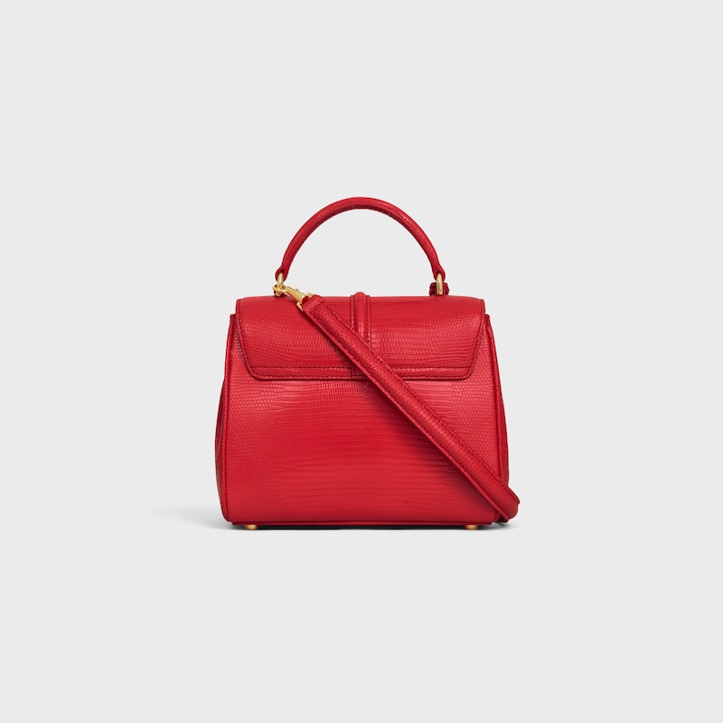 MINI 16 IN Lizard - ULTRA RED - MORE LINES - 1 | CELINE