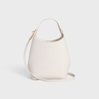 SMALL HOBO IN SUPPLE SMOOTH CALFSKIN - RICE - SHOULDER BAGS - 2 | CELINE