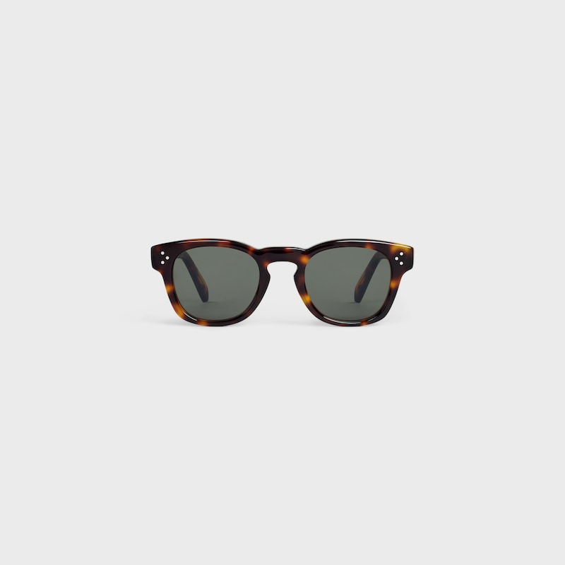 Black Frame 42 Sunglasses in Acetate - DARK HAVANA -  - 1 | CELINE