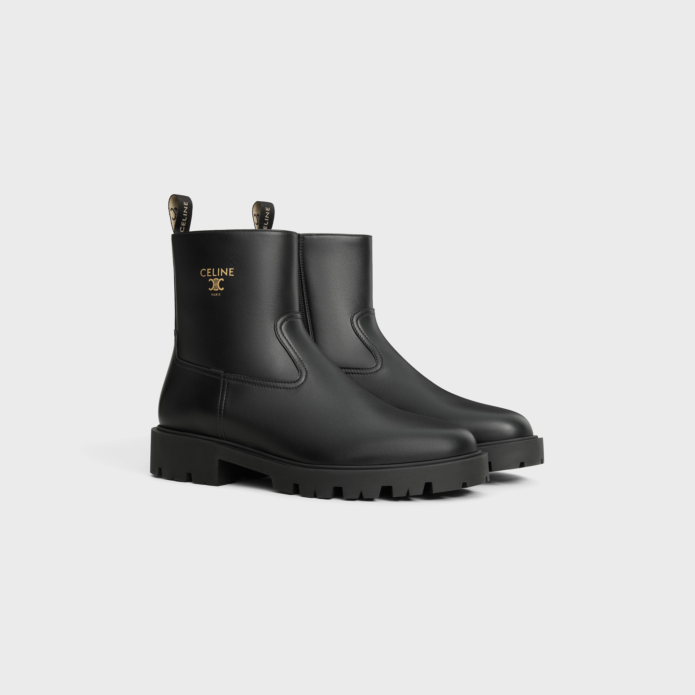 CELINE マーガレットブーツ　34 Margaret Chelsea Boot in Calfskin - BLACK | CELINE