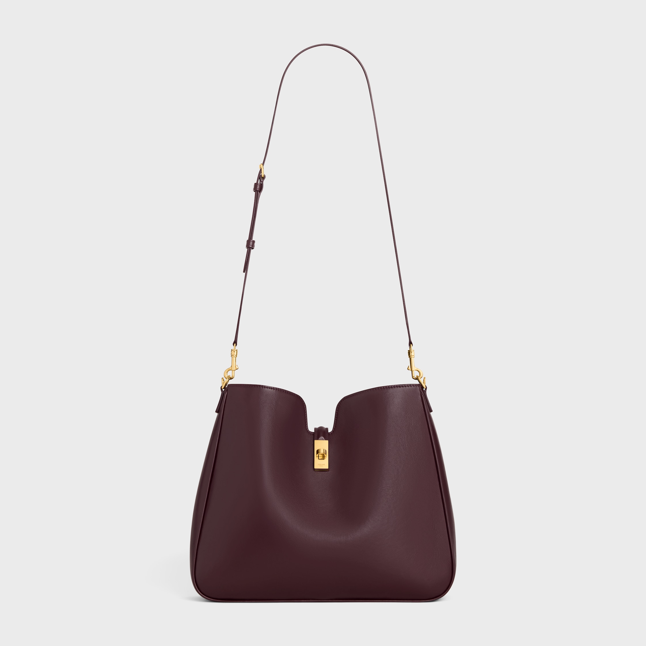 [あす着] セリーヌ CELINE ショルダーバッグ レディース MEDIUM CAMILLE 16 SOFT MEDIUM CAMILLE 16 SOFT BAG IN SMOOTH CALFSKIN - Deep Burgundy | CELINE