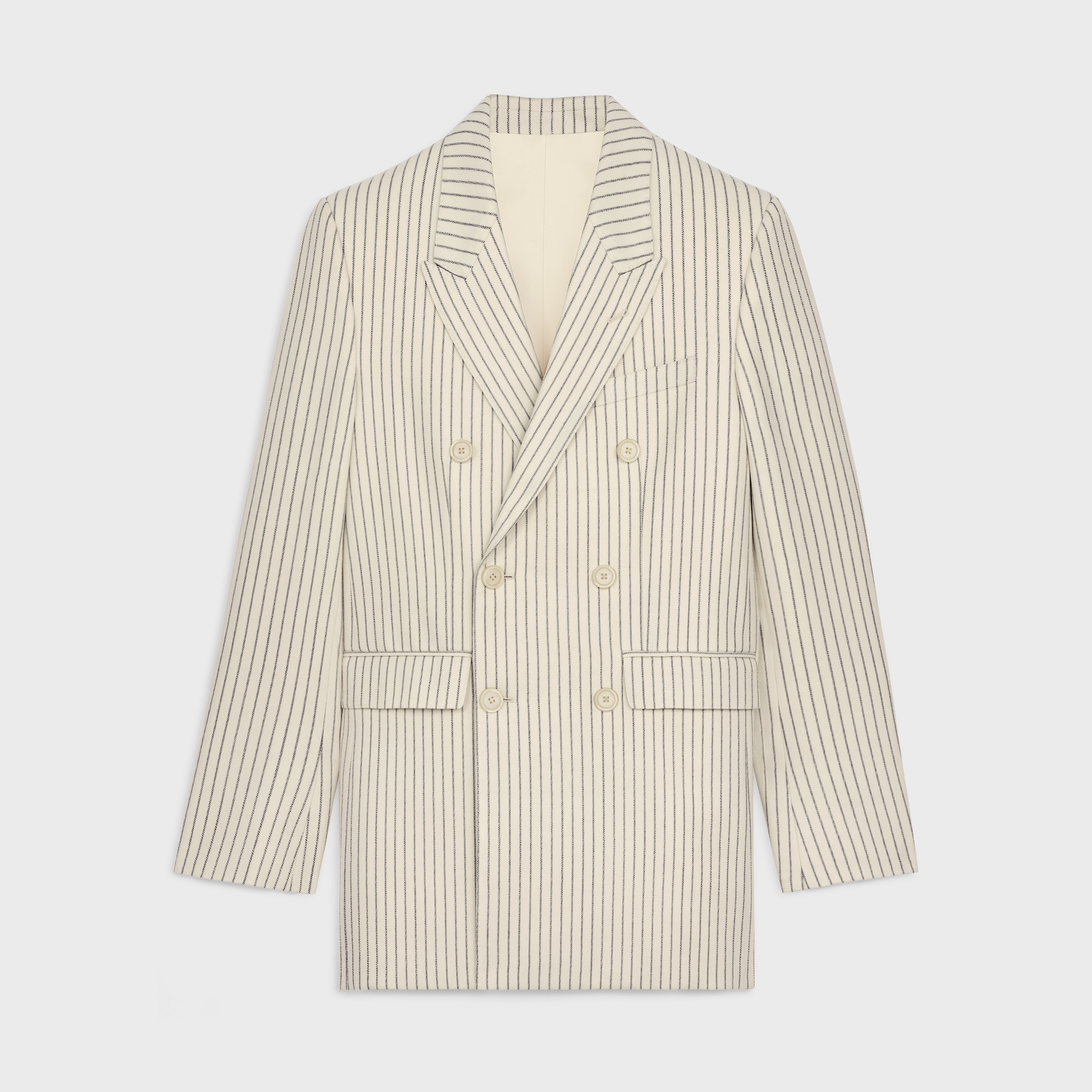 【CELINE】ストライプ◇コットンジャケット「ジュード」 【CELINE】ストライプ◇コットンジャケット「ジュード」