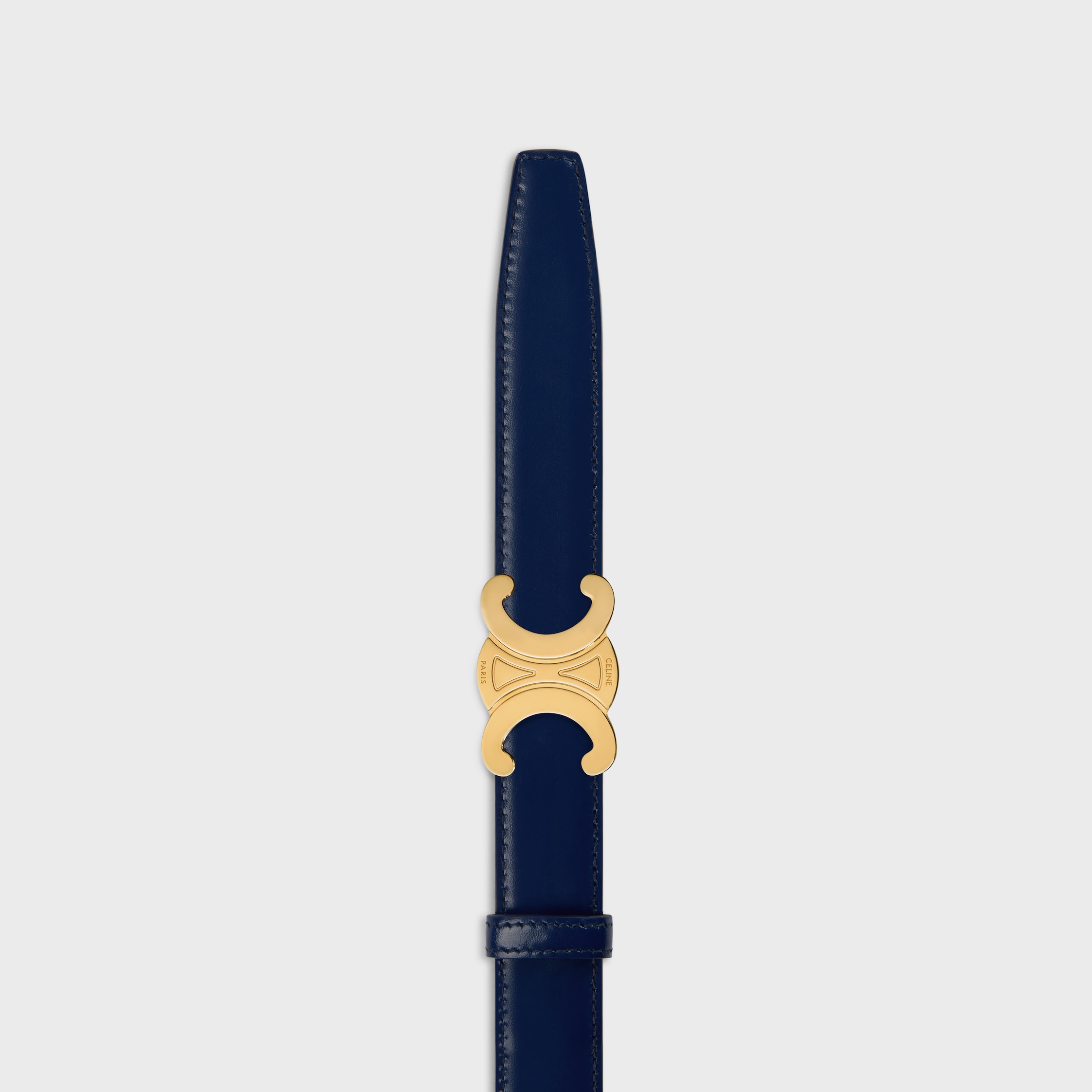 TRIOMPHE BUCKLE & REVERSIBLE STRAP 25MM - CHESTNUT / DEEP NAVY