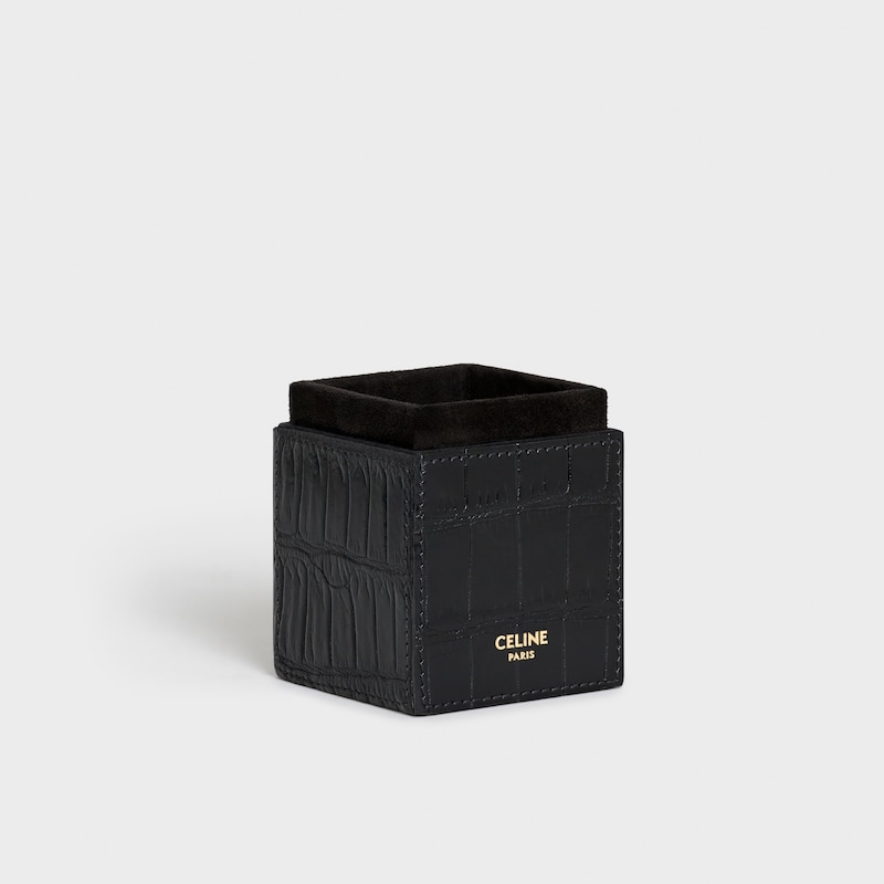 Case 1 Perfume 100ml in Crocodile - Black - BEAUTY ACCESSORIES - 1 | CELINE