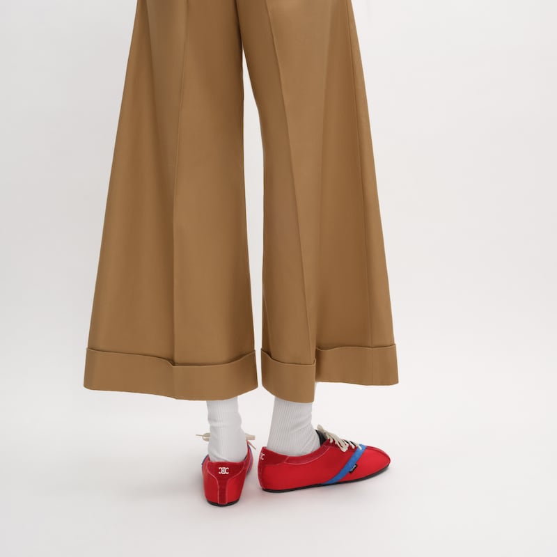 THE FLAT平底運動鞋 - 紅色 / 電藍色 -  - 1 | CELINE