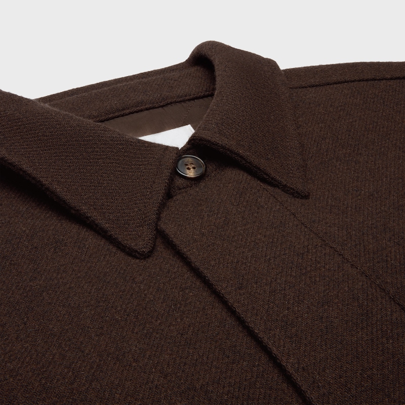 宽大型衬衫 - 棕色 -  - 1 | CELINE