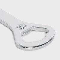 Triomphe Bottle Opener in Steel and calfskin - TAN - HOME - 1 | CELINE