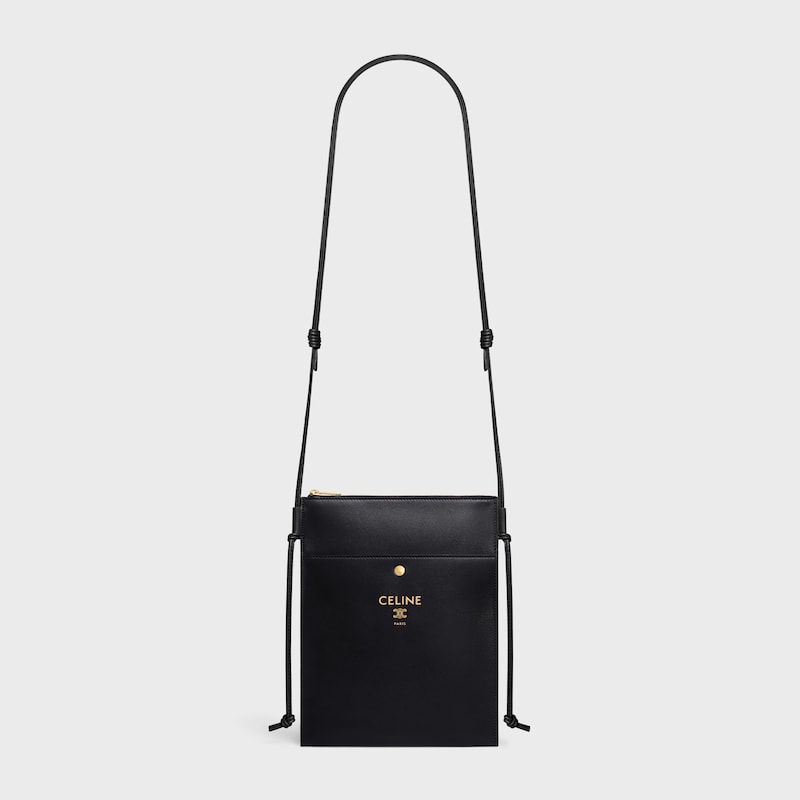 SHARP光滑羊皮革收納袋 - 黑色 - 新品 - 1 | CELINE
