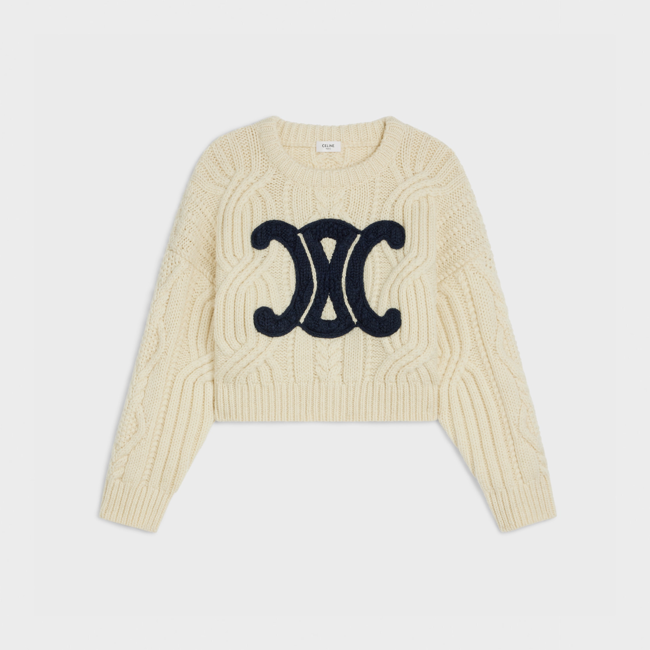 90S CELINE PARIS VNECK KNIT