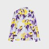 relaxed shirt IN silk twill - CREAM/PURPLE/YELLOW -  - 2 | CELINE