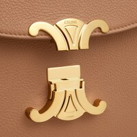 MITTELGROSSE NINO TASCHE aus GESCHMEIDIGEM GENARBTEM KALBSLEDER - BRONZE - UMHÄNGETASCHEN - 1 | CELINE