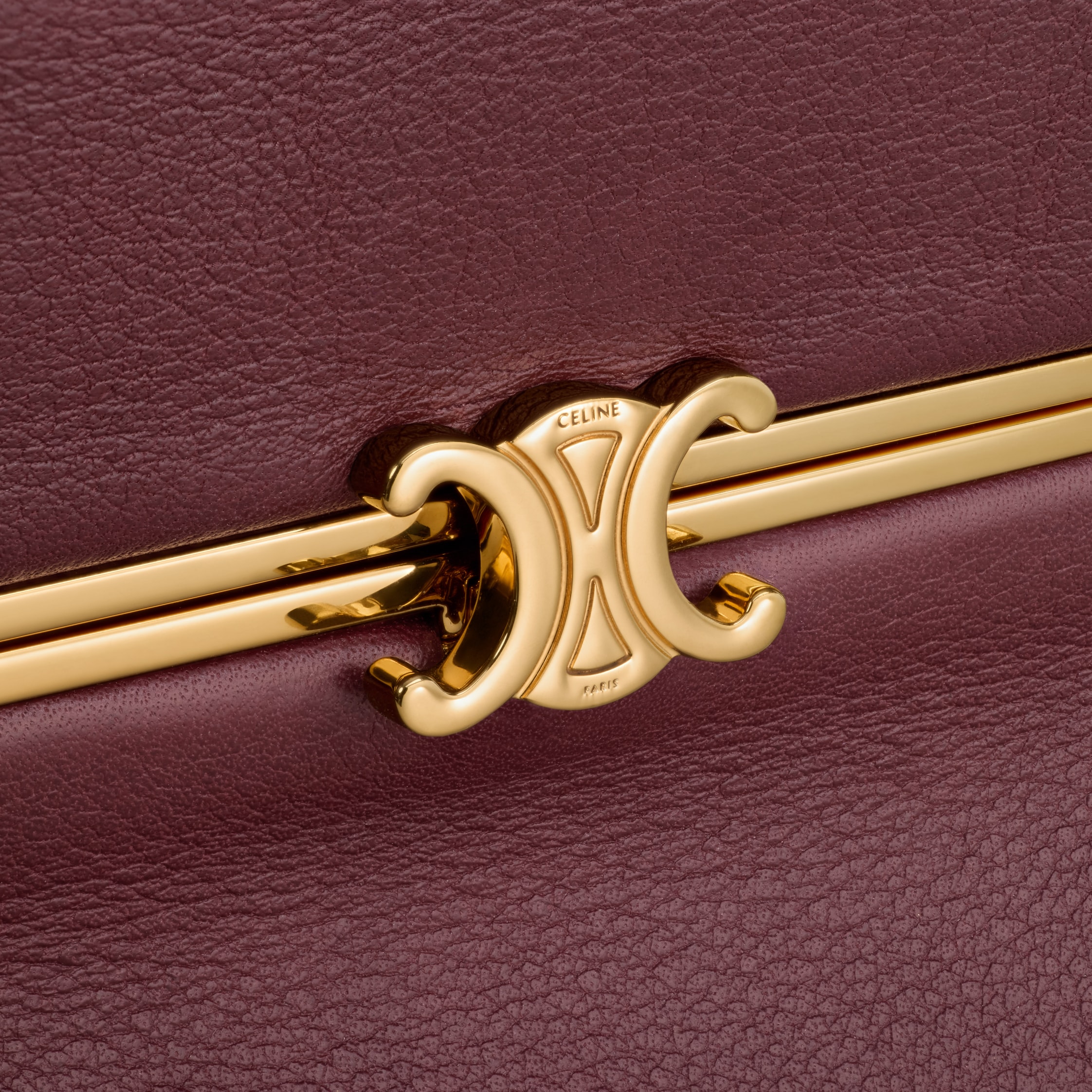 CUBE IN SUPPLE CALFSKIN - SYRAH | CELINE