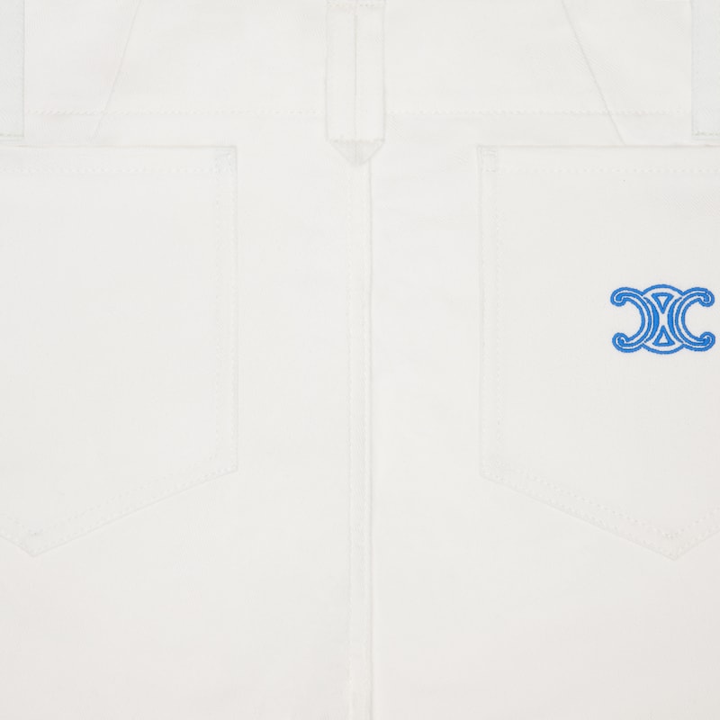 flare jeans 002 IN INDIGO DENIM - RAW WASH -  - 1 | CELINE