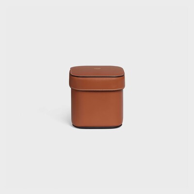 스몰 박스 - 샤이니 카프스킨 - 탠 - 메종 셀린느 기프트 - tileIndex | CELINE