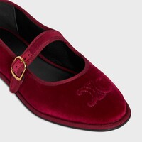 CELINE セリーヌ シューズ（その他） 赤系 4601825E0126 セリーヌ ハイカット レザースニーカー ブラック×レッド