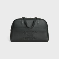 DUFFLE BAG IN GRAINED CALFSKIN - NIGHT GREEN - BUSINESS AND TRAVEL BAGS - 1 | CELINE