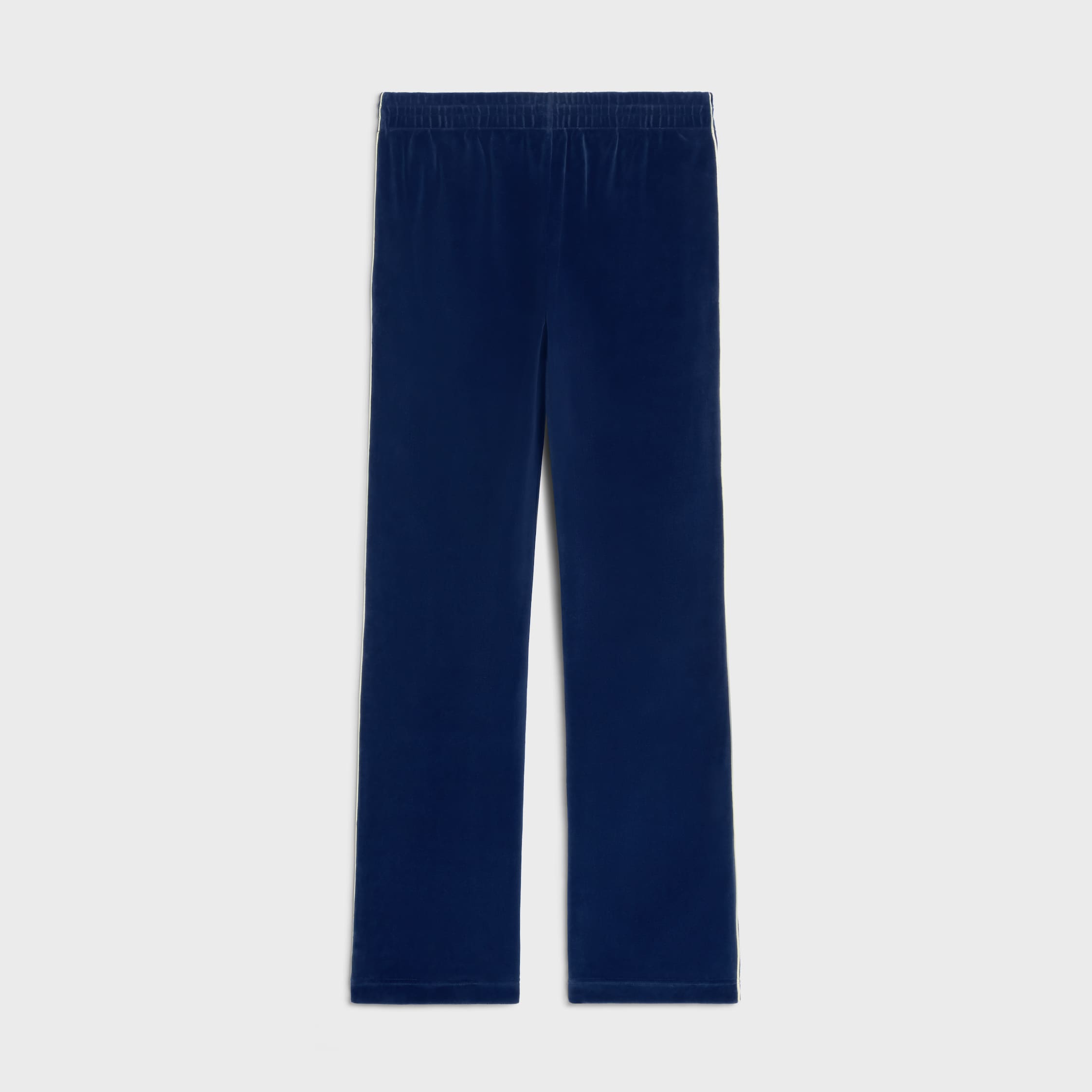 【CELINE】日本未入荷！tracksuit pants in double face jersey Celine Double Face Jersey Tracksuit Pants Red/Off White