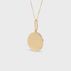 Medaille Celine Small Necklace in Yellow Gold and Diamonds - Yellow Gold and White - NECKLACES - 2 | CELINE