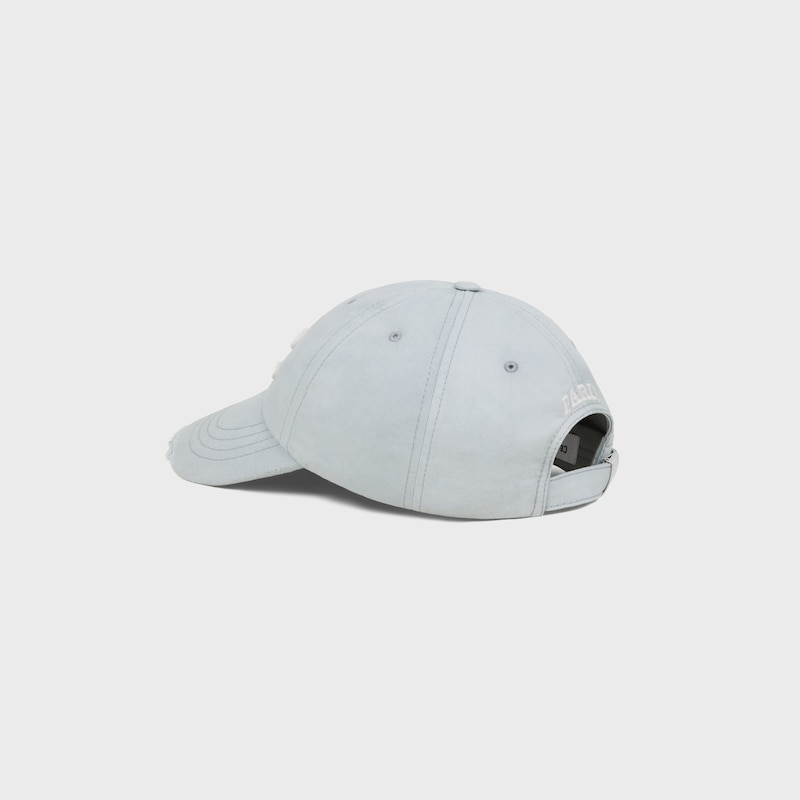 vivienne cap IN LIGHT COTTON GABARDINE - FADED GREY -  - 1 | CELINE