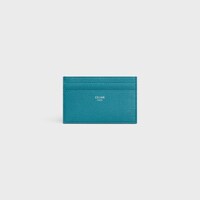 MEDIUM CARD HOLDER IN GRAINED CALFSKIN - COBALT - GIFTS FOR HIM - 1 | CELINE