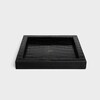 SQUARED TRAY IN CROCODILE - BLACK - HOME - 1 | CELINE