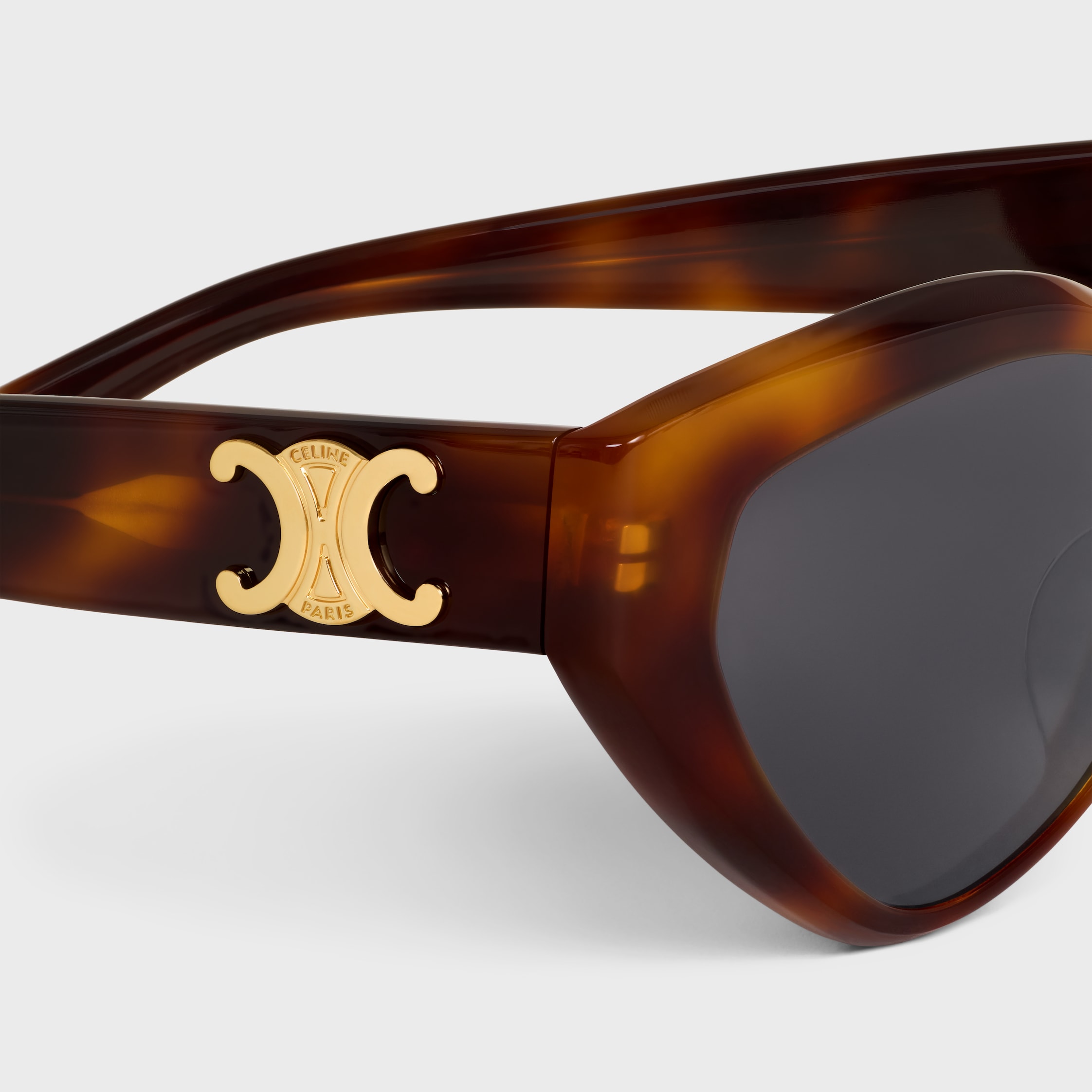 サングラス CELINE Triomphe 17 acetate sunglasses Triomphe 17 sunglasses in Acetate - CLASSIC HAVANA | CELINE