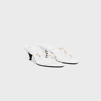 UPTOWN HEELED MULE IN GOATSKIN IN GOATSKIN - WHITE -  - 2 | CELINE