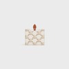 mirror with pouch in triomphe canvas and calfskin - WHITE - BEAUTY ACCESSORIES - 3 | CELINE