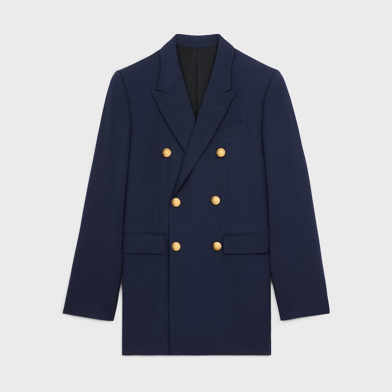CHAQUETA CAMDEN DE GABARDINA DE LANA - TINTA -  - 1 | CELINE