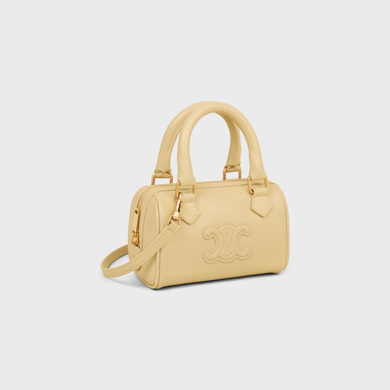 標誌印花迷你波士頓包 - 棕黃色 - 更多款式 - 1 | CELINE