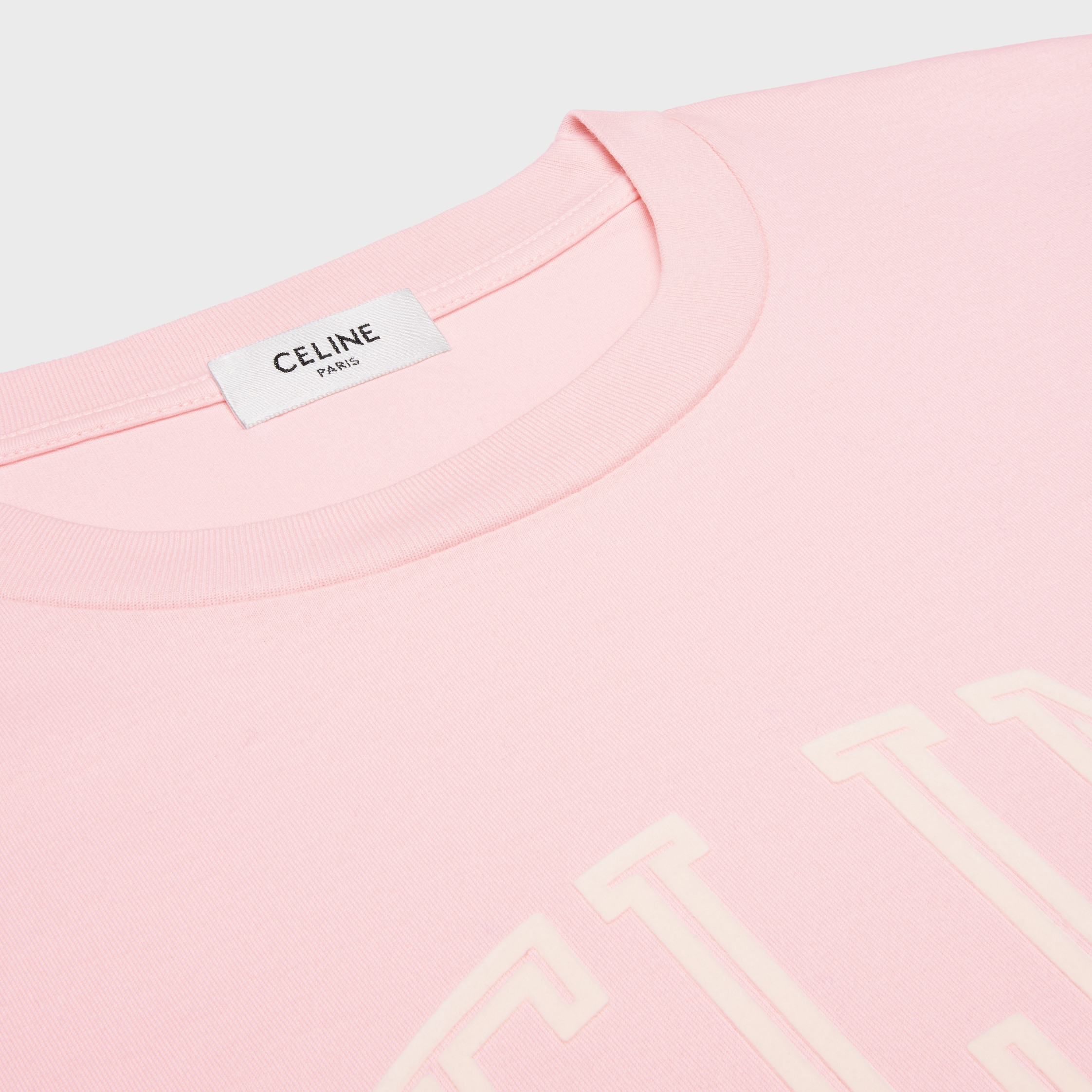 LOOSE T-SHIRT IN COTTON JERSEY - | CELINE