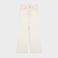 jeans large twill de coton épais - FADED WHITE -  - 1 | CELINE