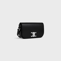 SMALL CROSSBODY BAG TRIOMPHE IN shiny calfskin - BLACK - TRIOMPHE - 2 | CELINE