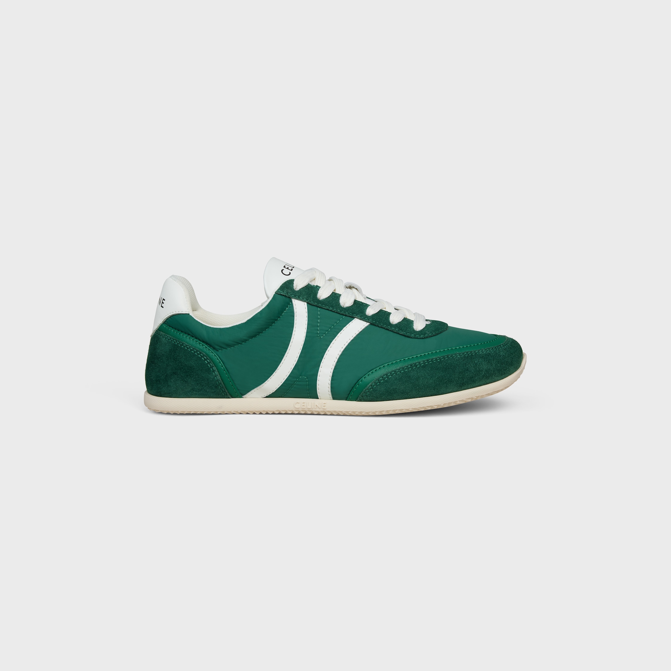 スニーカー CELINE Racer nylon and suede sneakers CELINE RACER LOW TOP SNEAKER IN NYLON, SUEDE CALFSKIN AND