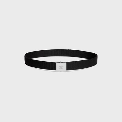 라지 30MM 스케이터 벨트 - 텍스타일 - 블랙 -  - tileIndex | CELINE