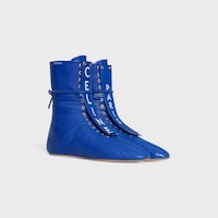 BALLET HIGH - LACE-UP BOOT IN LAMBSKIN - ULTRA BLUE -  - 2 | CELINE