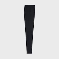 slim trousers IN stretch wool gabardine - BLACK -  - 2 | CELINE