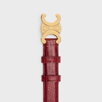 Medium 25MM Triomphe Belt in Lizard - RUBY -  - 1 | CELINE