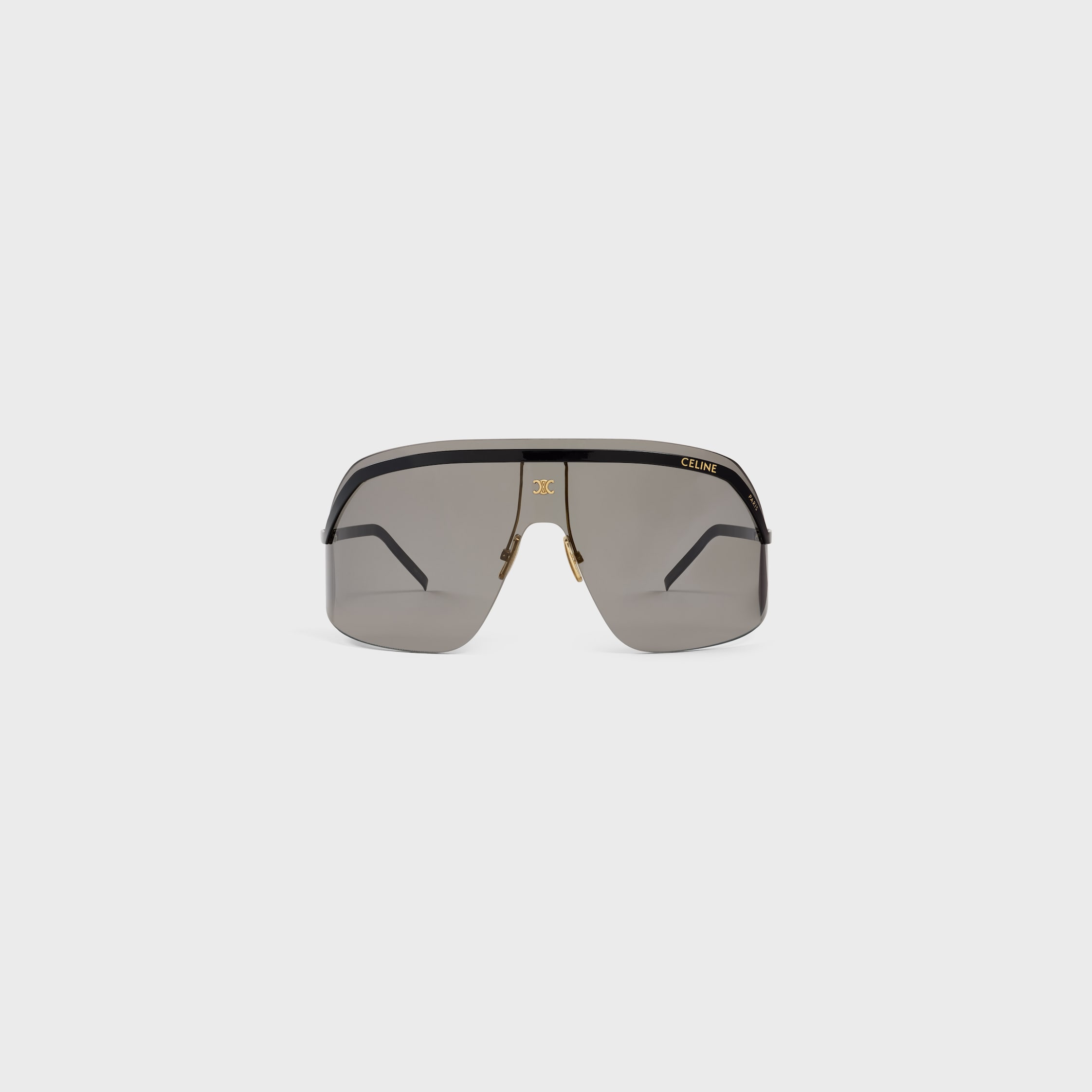 MORNING SHADE SUNGLASSES IN METAL - BLACK | CELINE